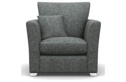 Heart of House Libby Tweed Fabric Chair - Grey